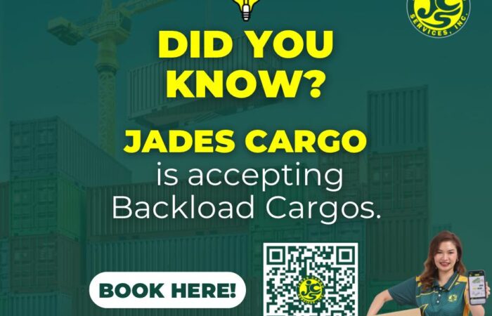 Did you know?   Jades Cargo is accepting backload cargos!  Maximize your shipmen…