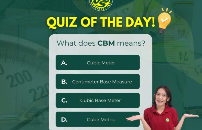 Quiz time, mga ka-Jades!  Alam niyo ba kung anong ibig sabihin ng CBM sa logisti…