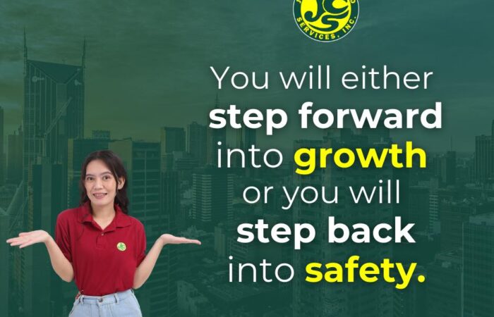 Step forward into growth or step back into safety—pero bakit hindi mag-step up w…