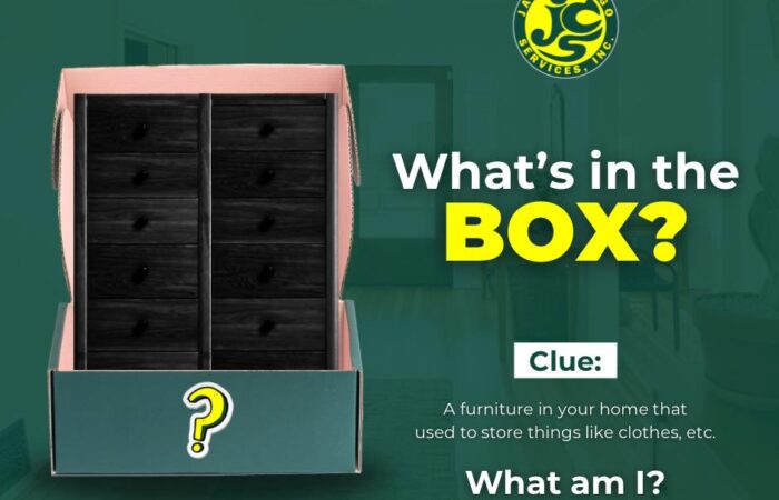 What’s in the box?  Clue: It’s a furniture piece found in your home, where you s…