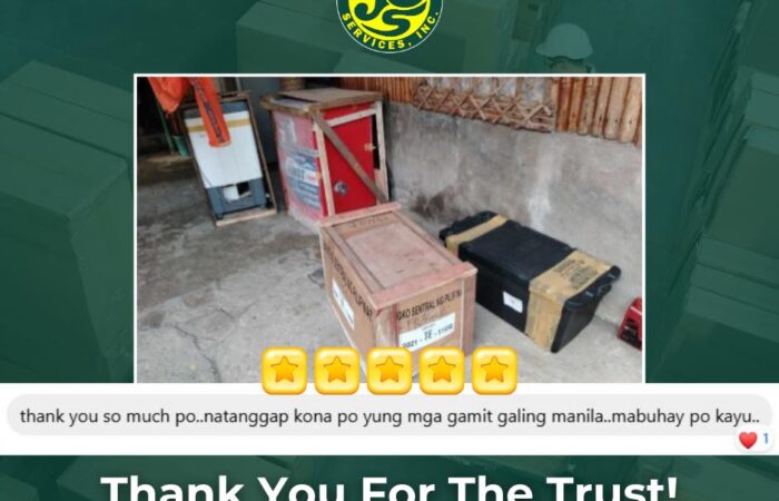 Maraming Salamat sa tiwalang ibinibigay niyo sa Jades Cargo!  

Makakaasa kayo n…