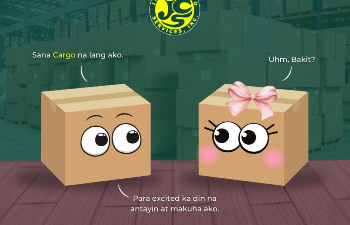 Sino ba naman ang hindi kikiligin at maeexcite pag dumating na ang Cargo mo diba…