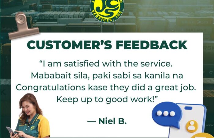 Amazing customer feedback indeed!  

Salamat sa pag-appreciate ng aming serbisyo…