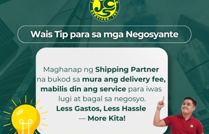 Hello Ka-Jades!  

May wais tip kami para sa mga negosyanteng katulad ninyo.  

…