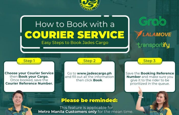 Hi, Ka-Jades!  

Plano mo ba ang mag-book with Jades Cargo sa tulong ng ating Co…