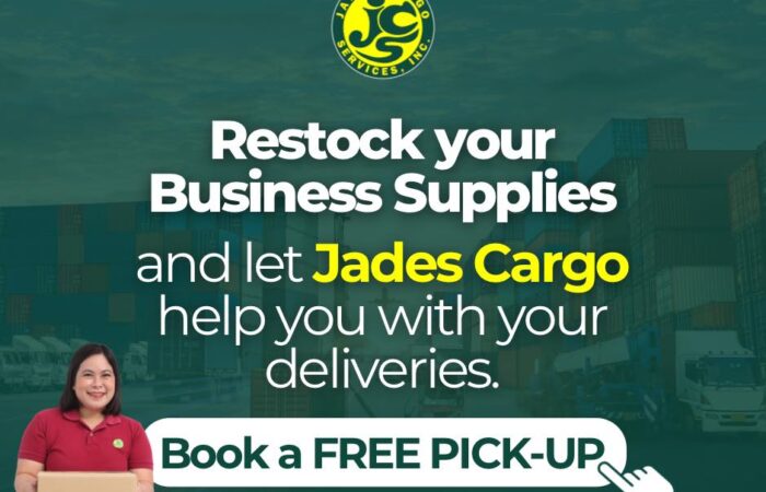 Restock na ng business supplies mo at hayaan mong Jades Cargo ang bahala sa deli…