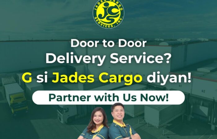 Door-to-door delivery? 
G si Jades Cargo diyan! 
No pick-up stress, no drop-off …