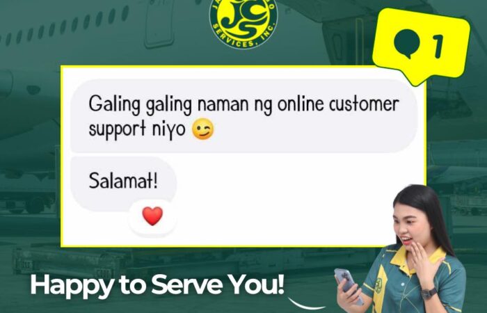 “Galing galing naman ng online customer support niyo  Salamat!” — Happy Jades Ca…