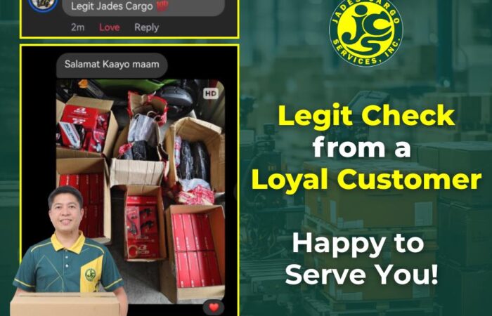 Legit Check from a Loyal Customer: “Legit Jades Cargo!” — dahil sa mabilis, saf…