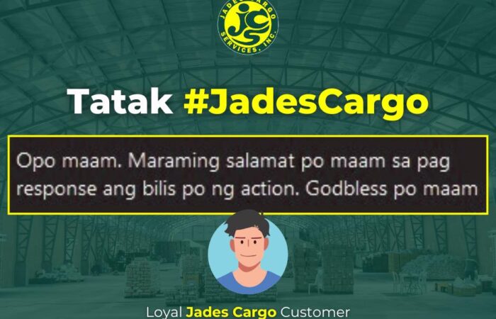 “Opo maam. Maraming salamat po maam sa pag-response, ang bilis po ng action. Go…