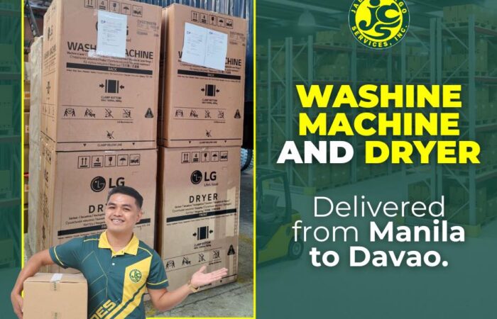 Washing Machine and Dryer delivered from Manila to Davao!
Another successful ap…
