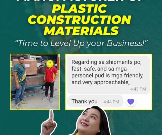 Manufacturer ng Plastic Construction Materials   #jadescargoph