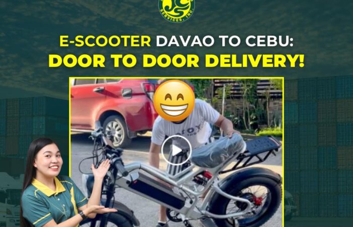 E-scooter, delivered from Davao to Cebu — smooth, safe, and right at the doorst…