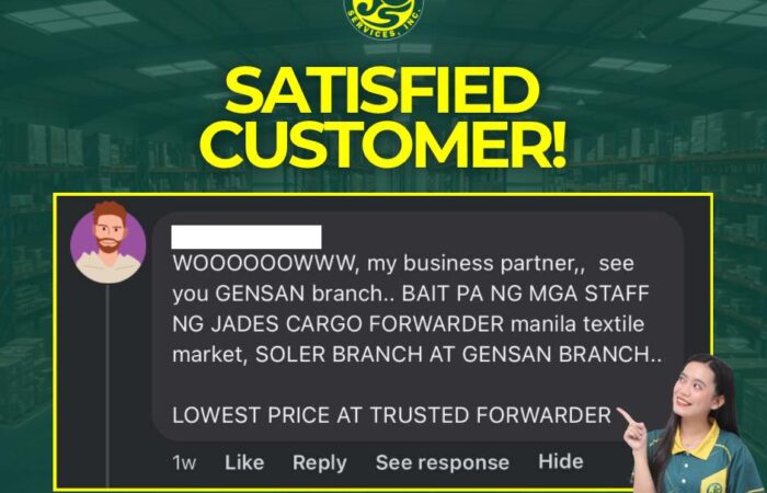 Another satisfied Ka-Jades! 
From Manila to Gensan, our team makes sure every s…