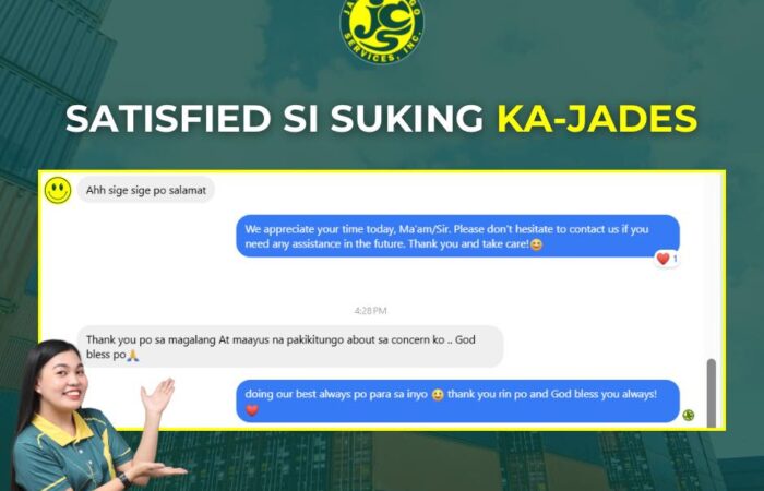 Satisfied si suking Ka-Jades! 
Sa bawat padala, hindi lang cargo ang dinadala n…